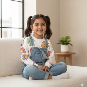 Jessica Simpson Multicolor‎ Floral Sweatshirt SIZE XL(12)